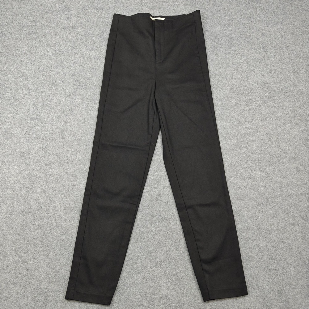 Madewell Pants Womens 26 Black Twill Slim Stretch High Rise Dress Work Career